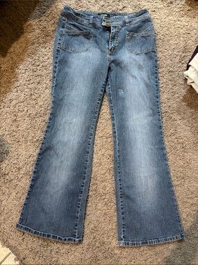 Angels Women's Medium Wash Flare Jeans